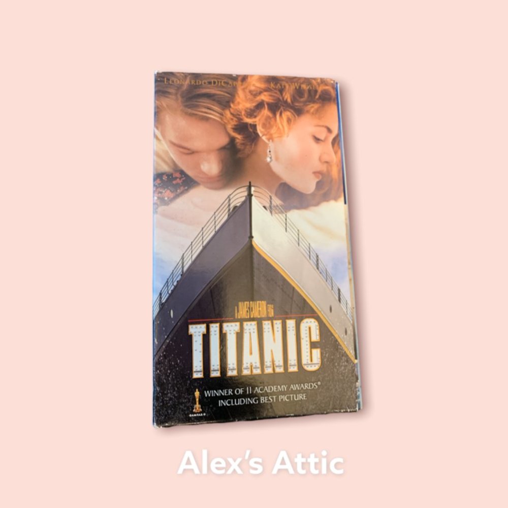 Titanic (VHS, 1998, 2-Tape Set pre-owned